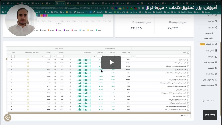فیلم آموزش تحقیق کلمات