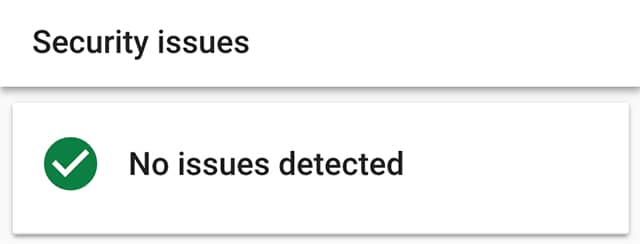 گزارش Security Issues گوگل سرچ کنسول