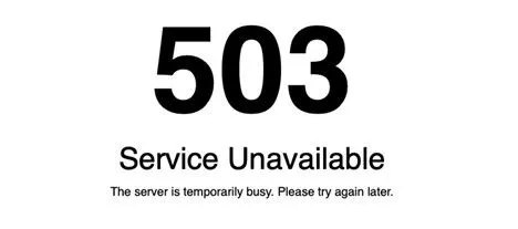 خطای Server error 5xx در سرچ کنسول - HTTP 503