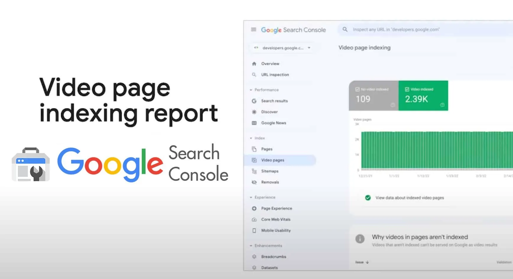 گزارش Video page سرچ کنسول چیست؟ دلایل ایندکس نشدن ویدیو