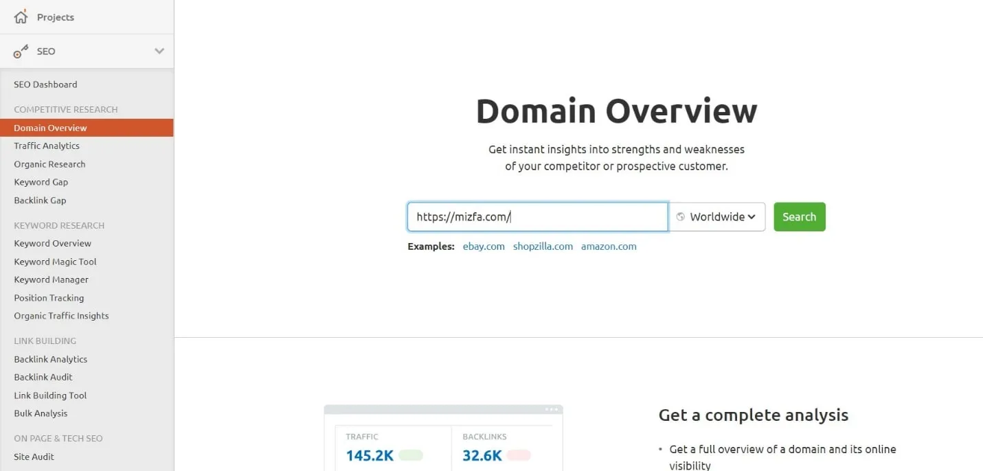 آموزش ابزار semrush