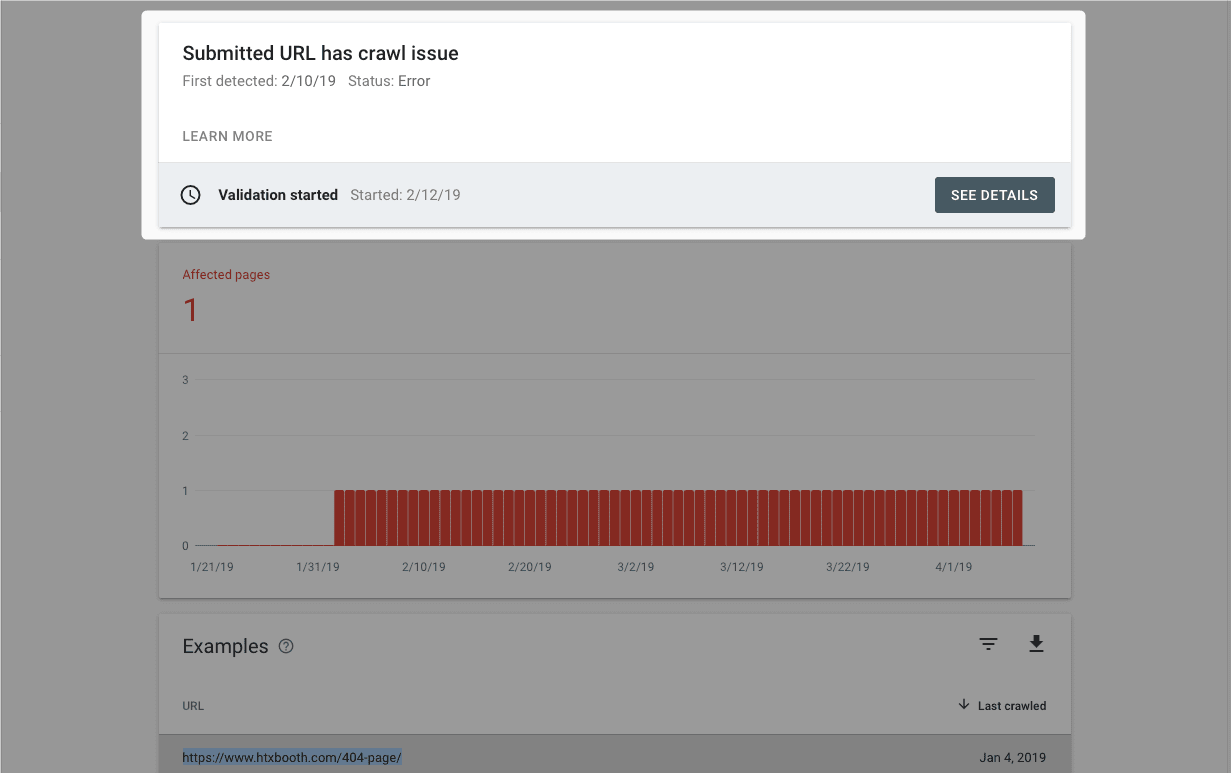 علت خطای Submitted URL has crawl issue در سرچ کنسول چیست